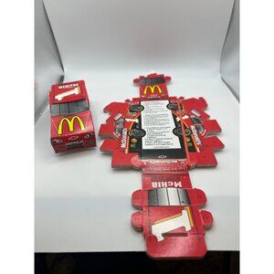 McDonald’s 2012 Promotional McRib Cardboard Build Your Own Race Car Lot of 9 New